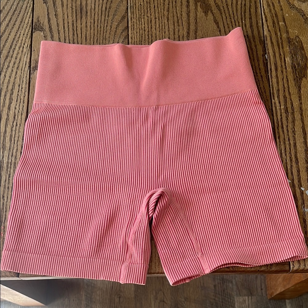 Women's Pink Biker Shorts